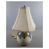 Studio Pottery Table Lamp W/ Shade