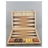 Vintage Crisloid Backgammon Set W/ Case