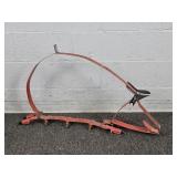 Metal Art Pig Figure Made From Farm Implements