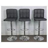 3x The Bid Ashley Furn Modern Swivel Bar Stools
