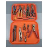Lot Assorted Clamps And Snips