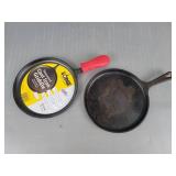 2x The Bid Lodge Cast Iron Griddle