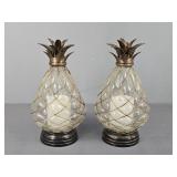 2x The Bid Pineapple Candle Lantern Untested