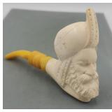 Carved Meerschaum Sultan Tobacco Smoking Pipe