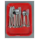 16 Pc Pier One Stainless Flatware