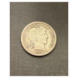 1906 barber silver dime