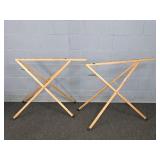 Pair Advance Equip Folding Trestles