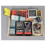 Lot Asstd Drill Bits And Screwdriver Bits & More