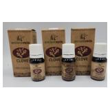 3 Sealed Essential Oils Clove By Ancient Veda