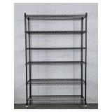 Trinity Nsf Approved 6 Shelf Rolling Wire Storage