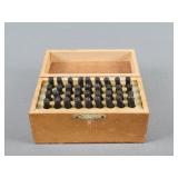 Metal Letter And Number Punch Set