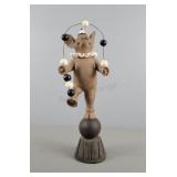 19" Whimsicle Juggling Pig Figure See Photos