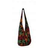 New Sunshine Joy Zipper Top Rasta Hobo Bag