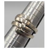 Sterling Silver Sz 8 Ring Weight 5.0g