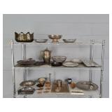 Large Lot Of Silverplate & More