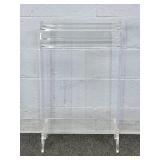 Modern Style Lucite Linen Butler