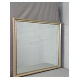 Wood Frame Beveled Mirror