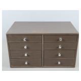 8 Drawer Table Top Storage Unit
