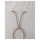 Vintage Wrought Iron Ice Tongs