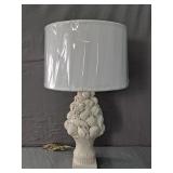 Mid Century Porcelain Fruit Arrangement Lamp