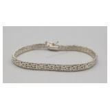 Sterling Silver 7in Chain Bracelet 12.0g