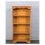 Hartshorn Furn Solid Maple Mid Century Book Shelf