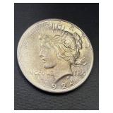 1924 Peace Silver Dollar