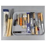 Large Lot Wood Working Carving Tools