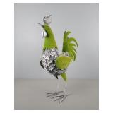 Decorative Metal Rooster Statue