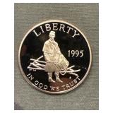 1995 S Proof Commemorative Half Dollar