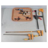9x The Bid Assorted Bar Clamps