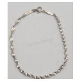 Sterling Silver 7in Bracelet 2.0g