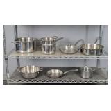 7 Pc Kirkland Stainless Cookware