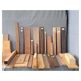 Lot Walnut Rosewood & More Woodworker Pieces