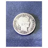 1914 Barber Silver Dime