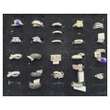 Ring Display Tray With New Rings Most Have Tags