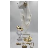 18k Gold Plated Necklace & Bracelet And More