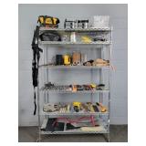 Lot Useful Garage Items - Rack Not Included