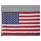 Large And Good Quality American Flag W/ Case