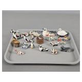 18pc Assorted Small Porcelain Figurines