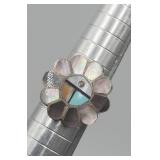 Sterling Silver Zuni Navajo Native American Ring