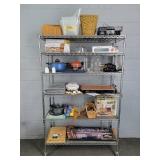 Lot Asstd Kitchen Items- Rack Not Included