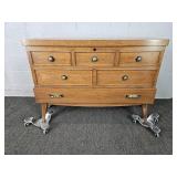 Lane Mid Century Non Locking Oak Blanket Chest