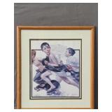 Norman Rockwell No Swimming Print