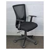 Mesh Back Reclining Adj Ht Rolling Office Chair
