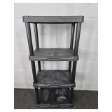 4 Shelf Plastic Storage Unit