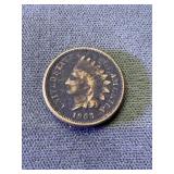 1863 Civil War Copper Nickel Indian Cent