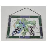 Stained Glass Grape Sun Catcher