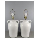 2x The 2 Handle Jug Style Lamps
