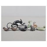 8x The Bid Assorted Cast Iron Miniatures